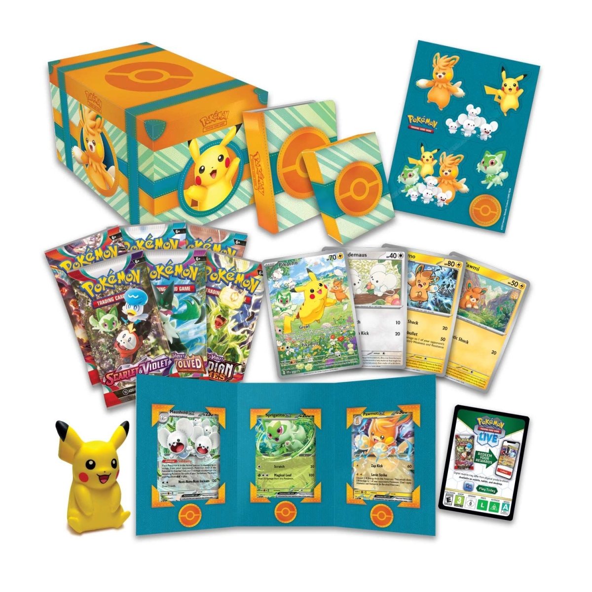 Pokémon Paldea Adventure Chest Español