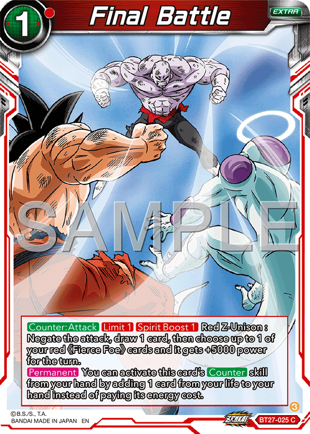 Final Battle - History of Z - Common - BT27-025