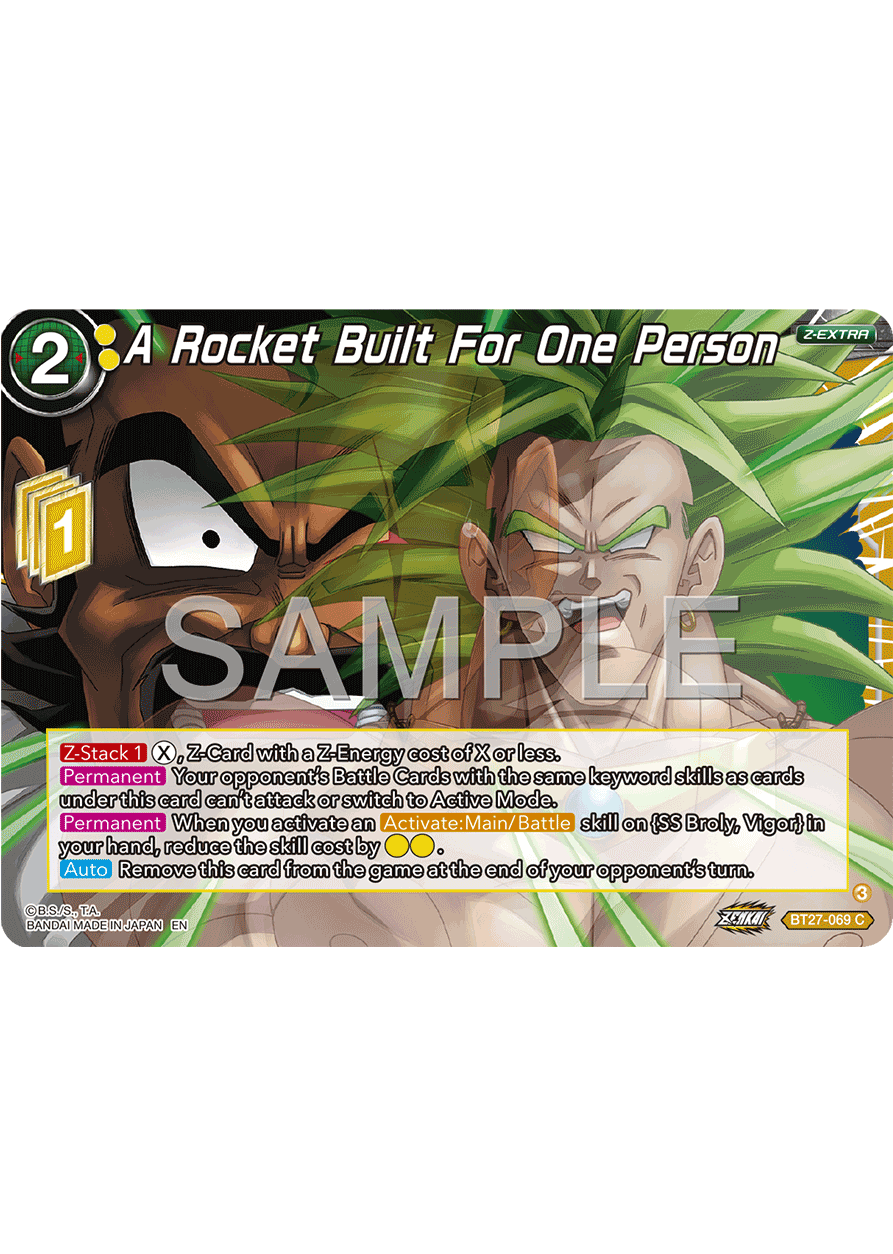 A Rocket Built For One Person - History of Z - Common - BT27-069