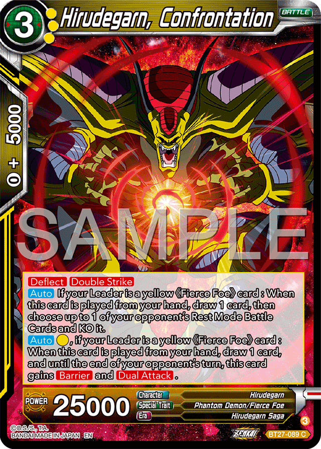 Hirudegarn, Confrontation - History of Z - Common - BT27-089