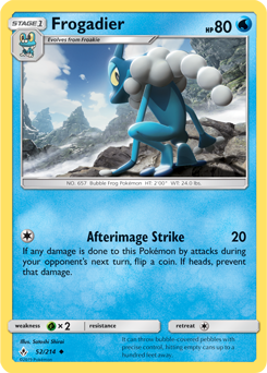Frogadier - SM - Unbroken Bonds - Uncommon - 52