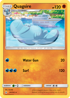 Quagsire - SM - Unbroken Bonds - Rare - 97