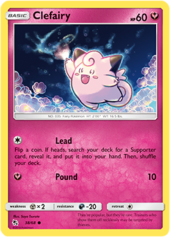 Clefairy (38) - Hidden Fates - Common - 38/68