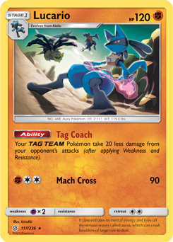 Lucario - SM - Unified Minds - Rare - 117/236