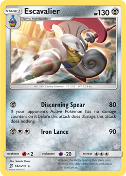 Escavalier - SM - Unified Minds - Rare - 142/236