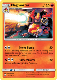 Magmortar - SM - Unified Minds - Rare - 22/236