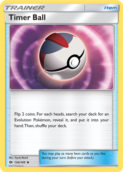 Timer Ball - SM Base Set - Uncommon - 134