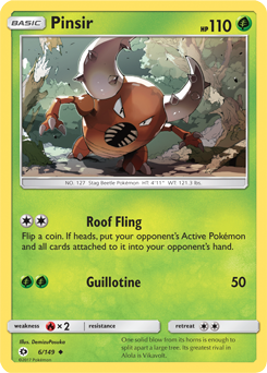 Pinsir - SM Base Set - Uncommon - 6