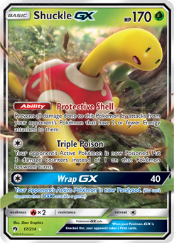 Shuckle GX - SM - Lost Thunder - Ultra Rare - 17
