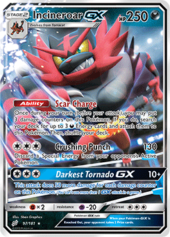 Incineroar GX - SM - Team Up - Ultra Rare - 97