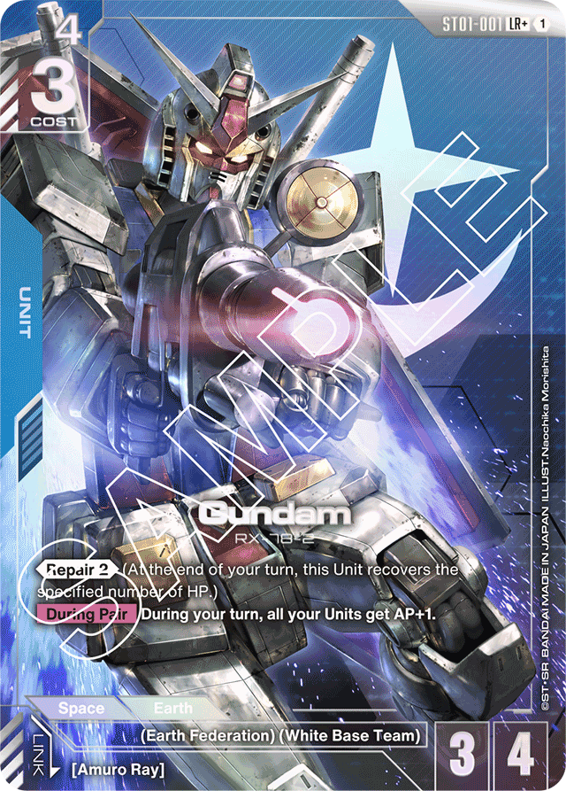 Gundam (LR+) - Starter Deck 01: Heroic Beginnings - LR+ - ST01-001