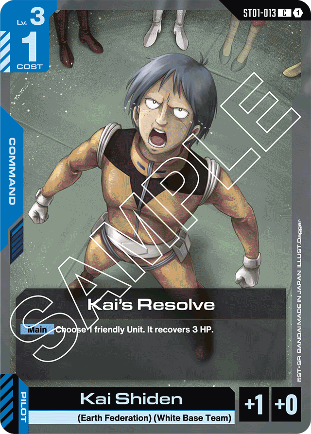 Kai's Resolve - Starter Deck 01: Heroic Beginnings - Common - ST01-013