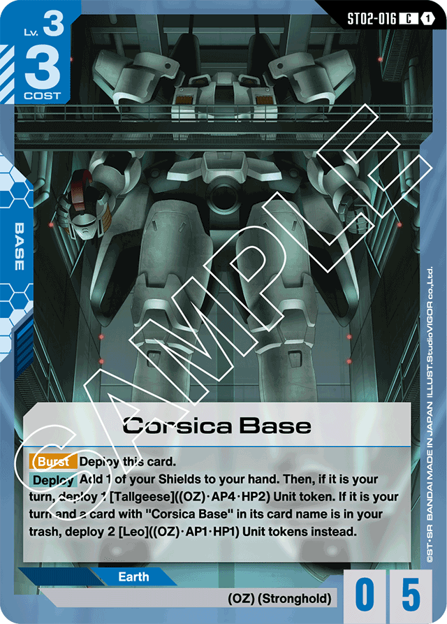 Corsica Base - Starter Deck 02: Wings of Advance - Common - ST02-016
