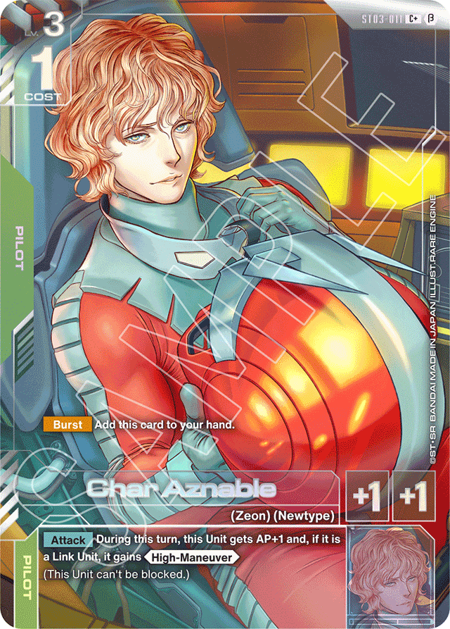 Char Aznable (C+) - Edition Beta - C+ - ST03-011