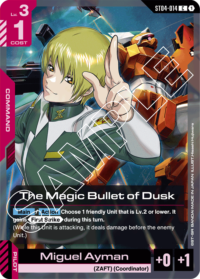 The Magic Bullet of Dusk - Starter Deck 04: SEED Strike - Common - ST04-014