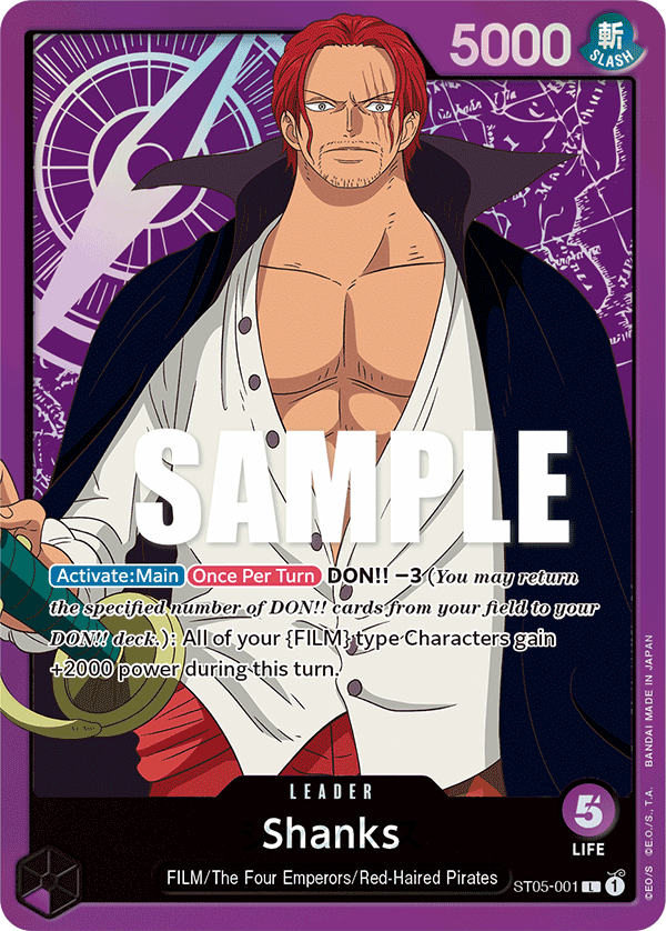Shanks - Starter Deck 5: Film Edition - L - ST05-001