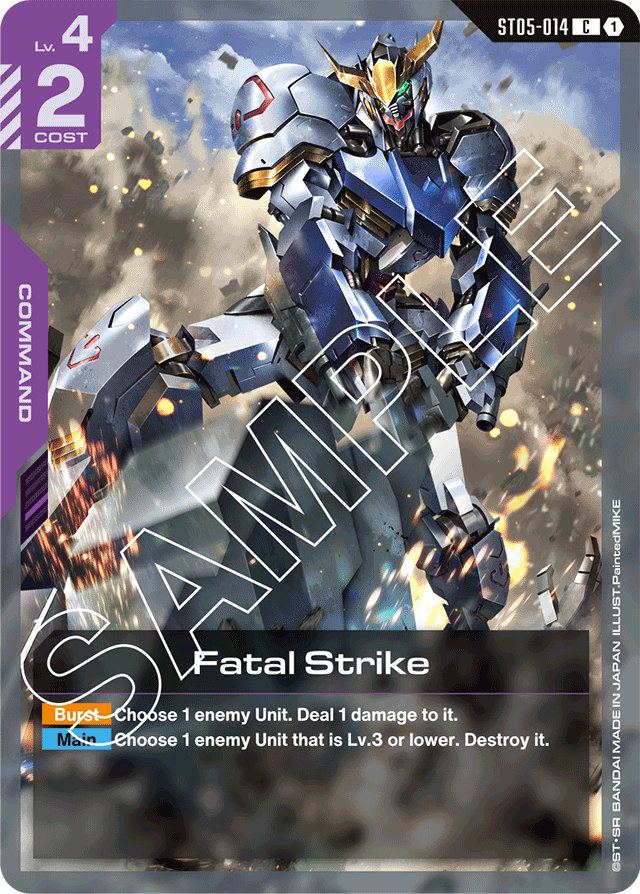 Fatal Strike - Starter Deck 05: Iron Bloom - Common - ST05-014