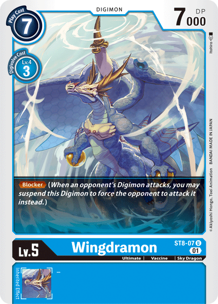 Wingdramon - Starter Deck 08: Ulforce Veedramon - Uncommon - ST8-07 U