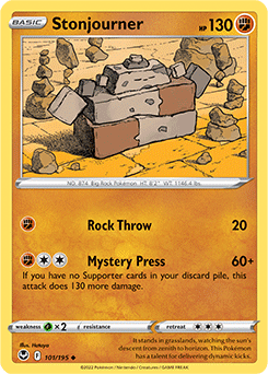Stonjourner - SWSH12: Silver Tempest - Uncommon - 101/195