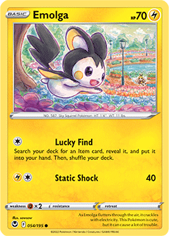 Emolga - SWSH12: Silver Tempest - Common - 054/195