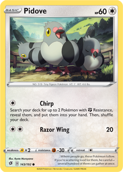 Pidove - SWSH02: Rebel Clash - Common - 143/192