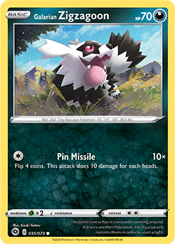 Galarian Zigzagoon - Champion's Path - Common - 35/73
