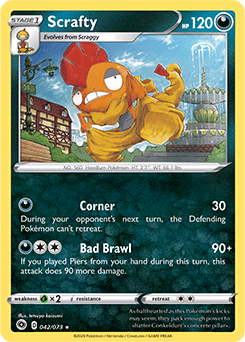 Scrafty - Champion's Path - Holo Rare - 42/73