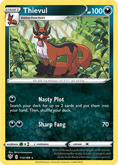 Thievul - SWSH03: Darkness Ablaze - Rare - 113/189