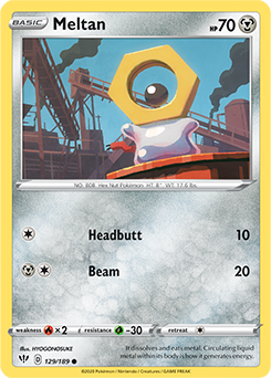 Meltan - SWSH03: Darkness Ablaze - Common - 129/189