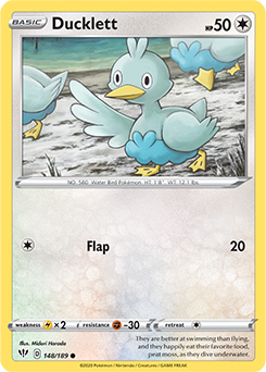 Ducklett - SWSH03: Darkness Ablaze - Common - 148/189