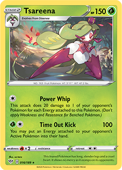 Tsareena - SWSH03: Darkness Ablaze - Rare - 016/189