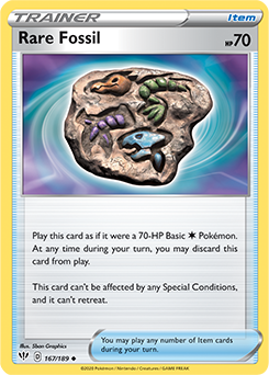 Rare Fossil - SWSH03: Darkness Ablaze - Uncommon - 167/189