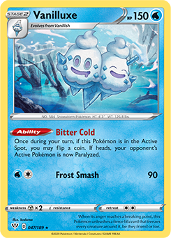Vanilluxe - SWSH03: Darkness Ablaze - Rare - 047/189