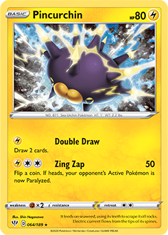 Pincurchin - SWSH03: Darkness Ablaze - Holo Rare - 064/189