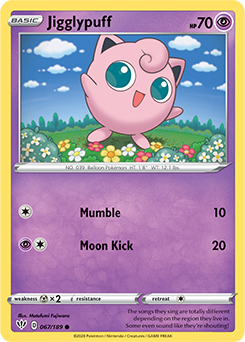 Jigglypuff - SWSH03: Darkness Ablaze - Common - 067/189