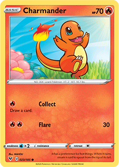 Charmander - SWSH04: Vivid Voltage - Common - 023/185