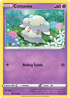 Cottonee - SWSH04: Vivid Voltage - Common - 075/185