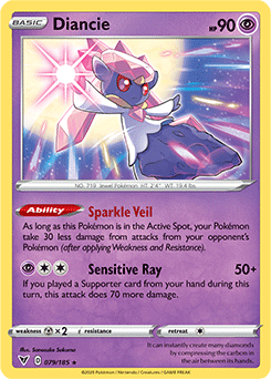 Diancie - SWSH04: Vivid Voltage - Holo Rare - 079/185