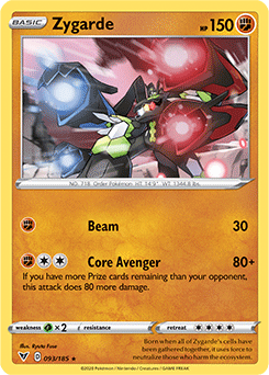 Zygarde - SWSH04: Vivid Voltage - Holo Rare - 093/185