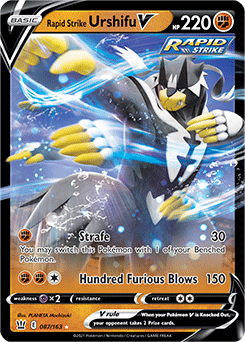Rapid Strike Urshifu V - SWSH05: Battle Styles - Ultra Rare - 087/163