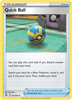 Quick Ball - SWSH08: Fusion Strike - Uncommon - 237/264