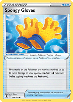 Spongy Gloves - SWSH08: Fusion Strike - Uncommon - 243/264