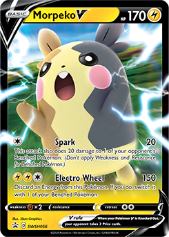 Morpeko V - SWSH056 - SWSH: Sword & Shield Promo Cards - Promo - SWSH056