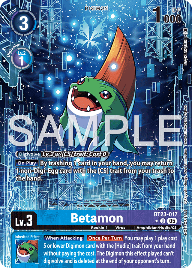 Betamon (Hacker's Slumber Box Promotion Pack) - Hackers' Slumber - Uncommon - BT23-017 U