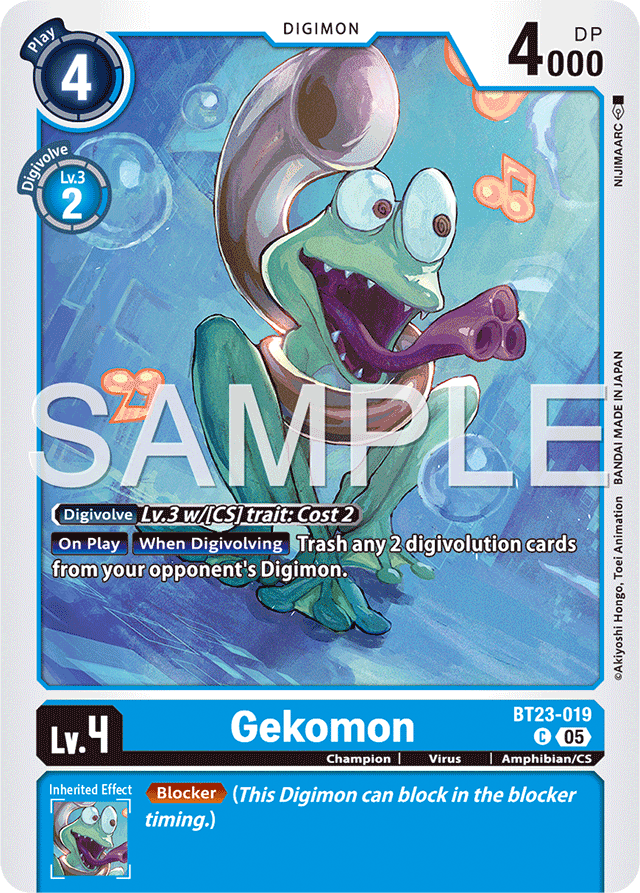 Gekomon - Hackers' Slumber - Common - BT23-019 C