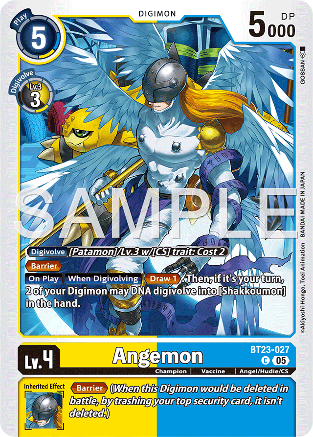 Angemon - Hackers' Slumber - Common - BT23-027 C