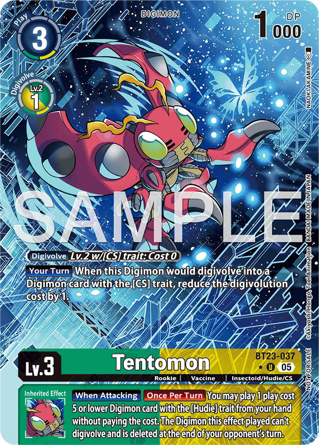 Tentomon (Hacker's Slumber Box Promotion Pack) - Hackers' Slumber - Uncommon - BT23-037 U