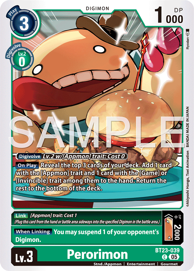 Perorimon - Hackers' Slumber - Common - BT23-039 C