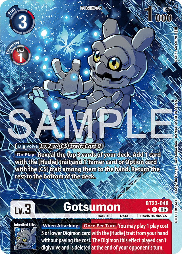 Gotsumon (Hacker's Slumber Box Promotion Pack) - Hackers' Slumber - Uncommon - BT23-048 U