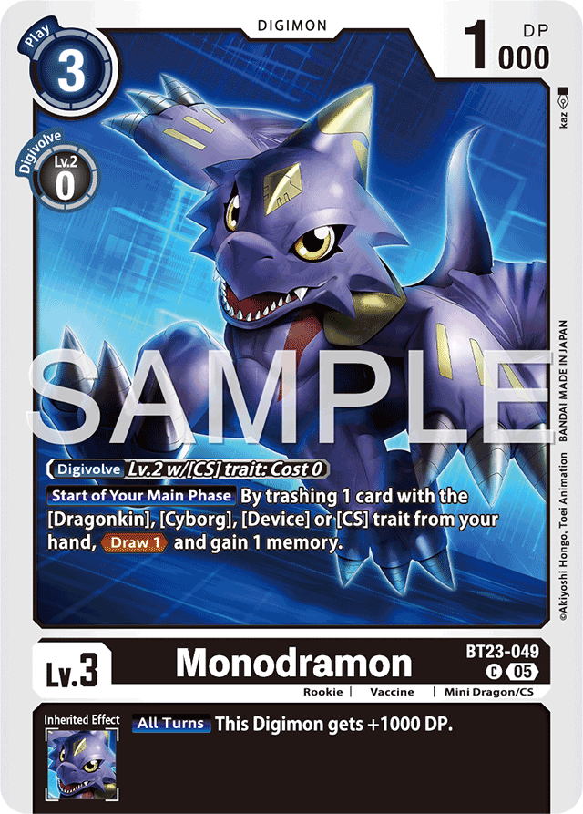Monodramon - Hackers' Slumber - Common - BT23-049 C